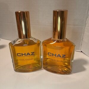 Vintage Revlon CHAZ Cologne & Aftershave For Men 2.25 oz NEW Old Stock